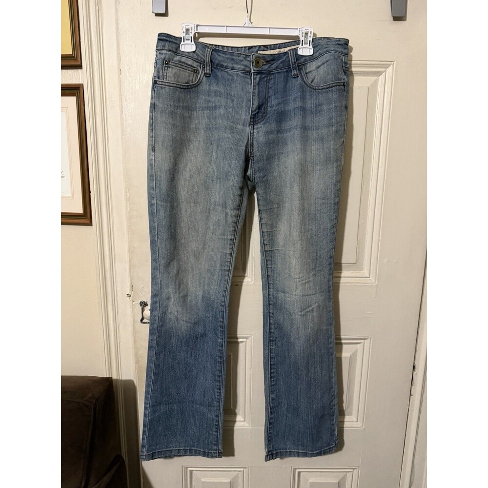 DKNY Jeans Womens 10 Blue Bootcut Jeans Y2K Stretch Denim Medium Wash
